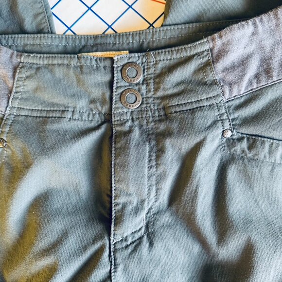 Royal Robbins Capri Pant Comfort Travel Grunge Y2K Gorpcore Hike Olive Green 8 - Picture 4 of 6